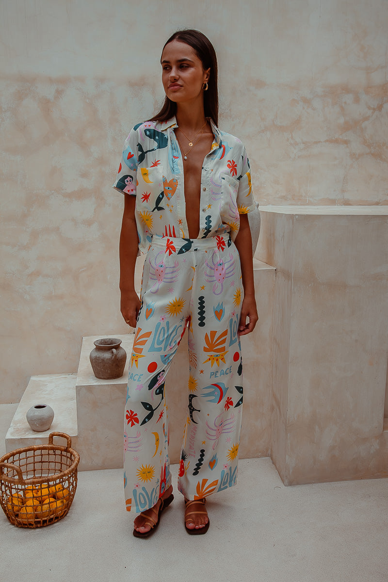 Tilly - Chemise fluide et imprimée