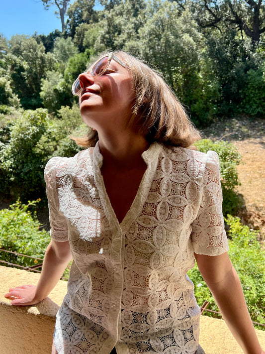 Fanny - top en dentelle