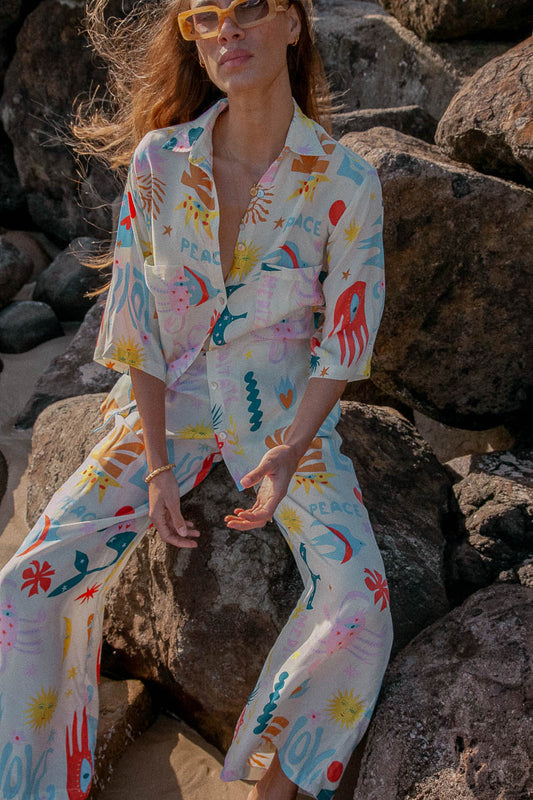 Tilly - Chemise fluide et imprimée